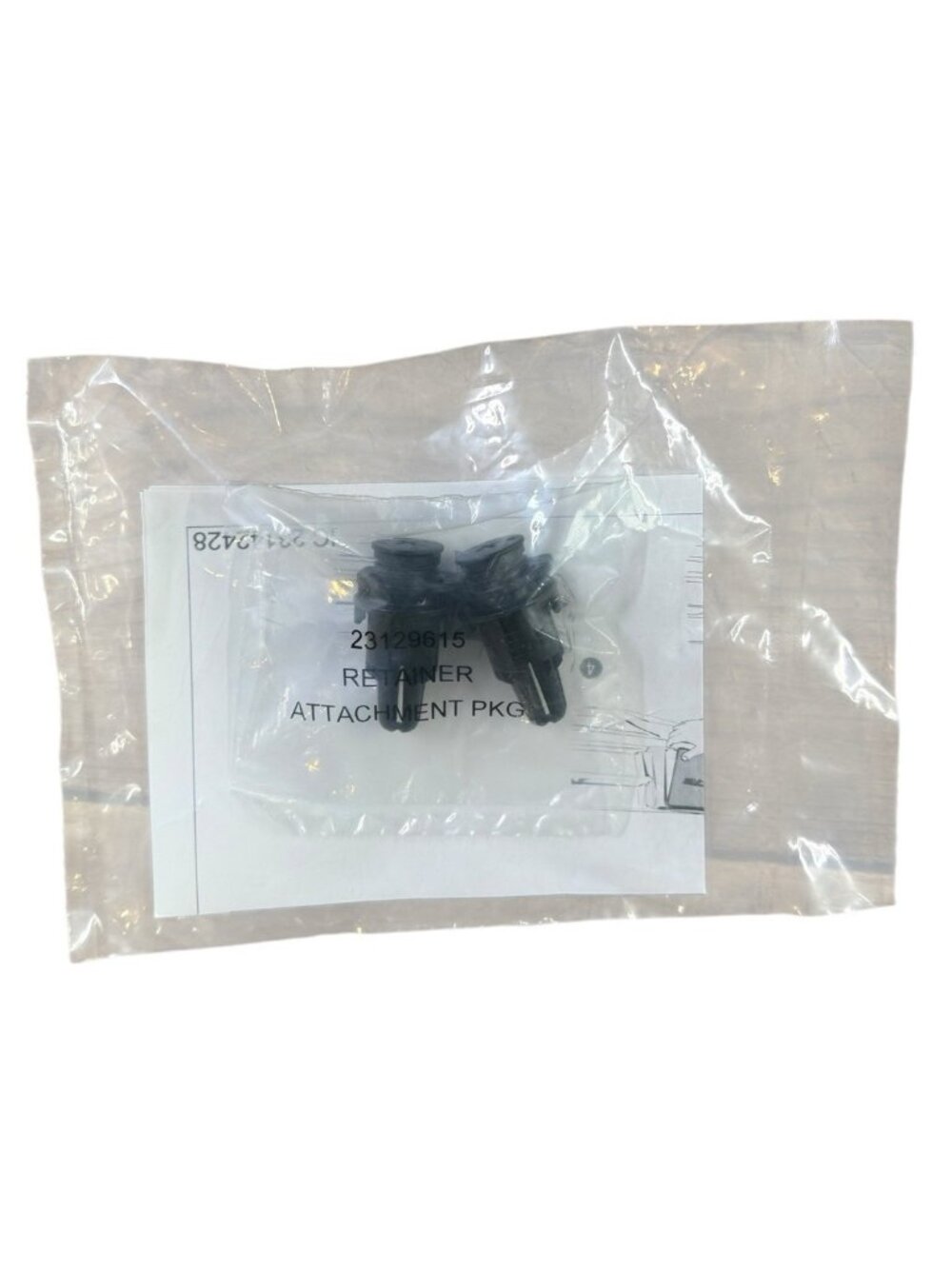 SEALED OEM Chevrolet Corvette License Plate Holder/ Bracket Kit Screws #23129615